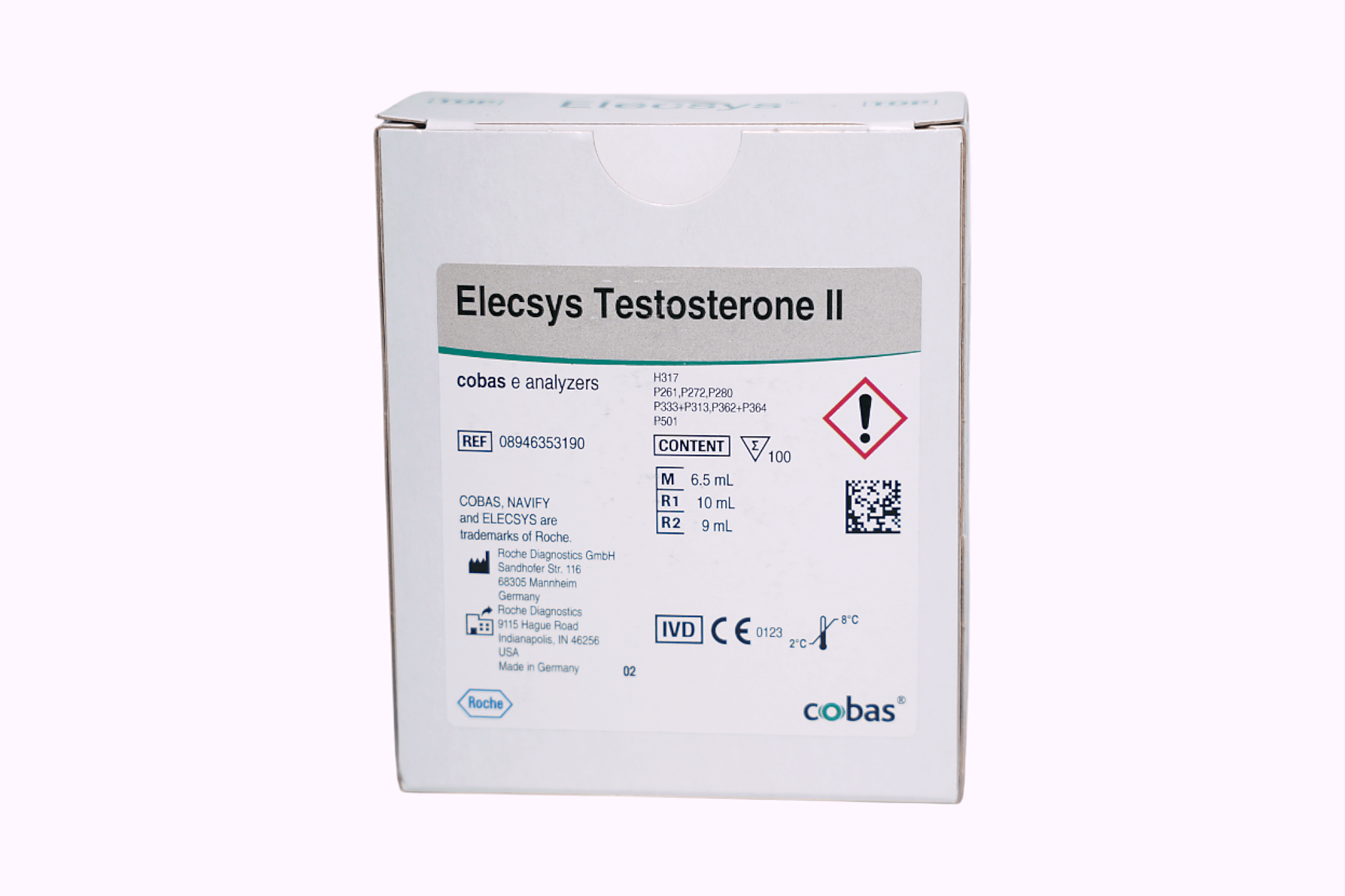 Roche e411 Testosterone Gen II 100 test